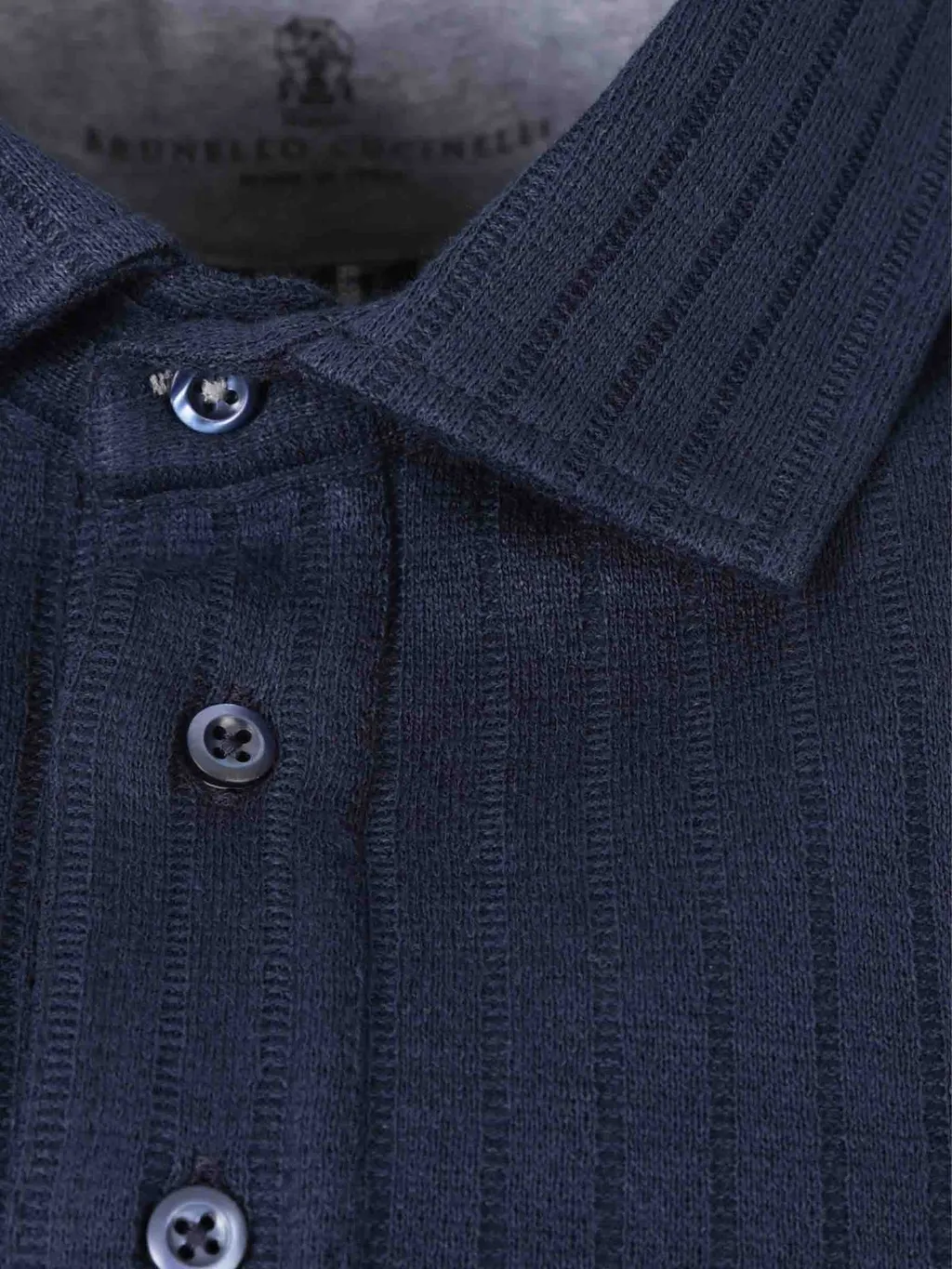 Brunello Cucinelli Knitted Polo Shirt