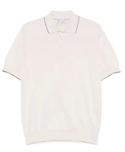 Brunello Cucinelli Short Sleeved Polo Shirt