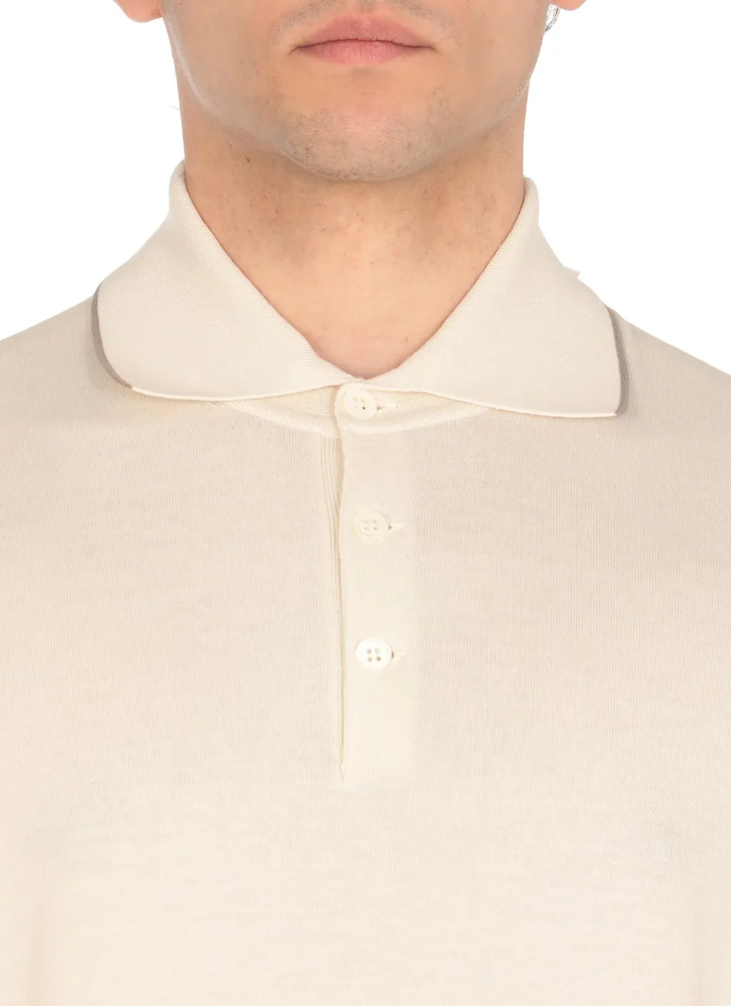 Brunello Cucinelli Short Sleeved Polo Shirt
