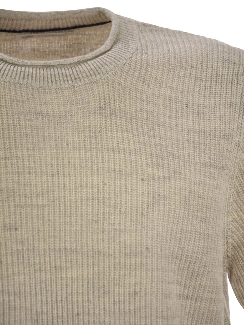 Brunello Cucinelli Half English Rib Knitted T-Shirt