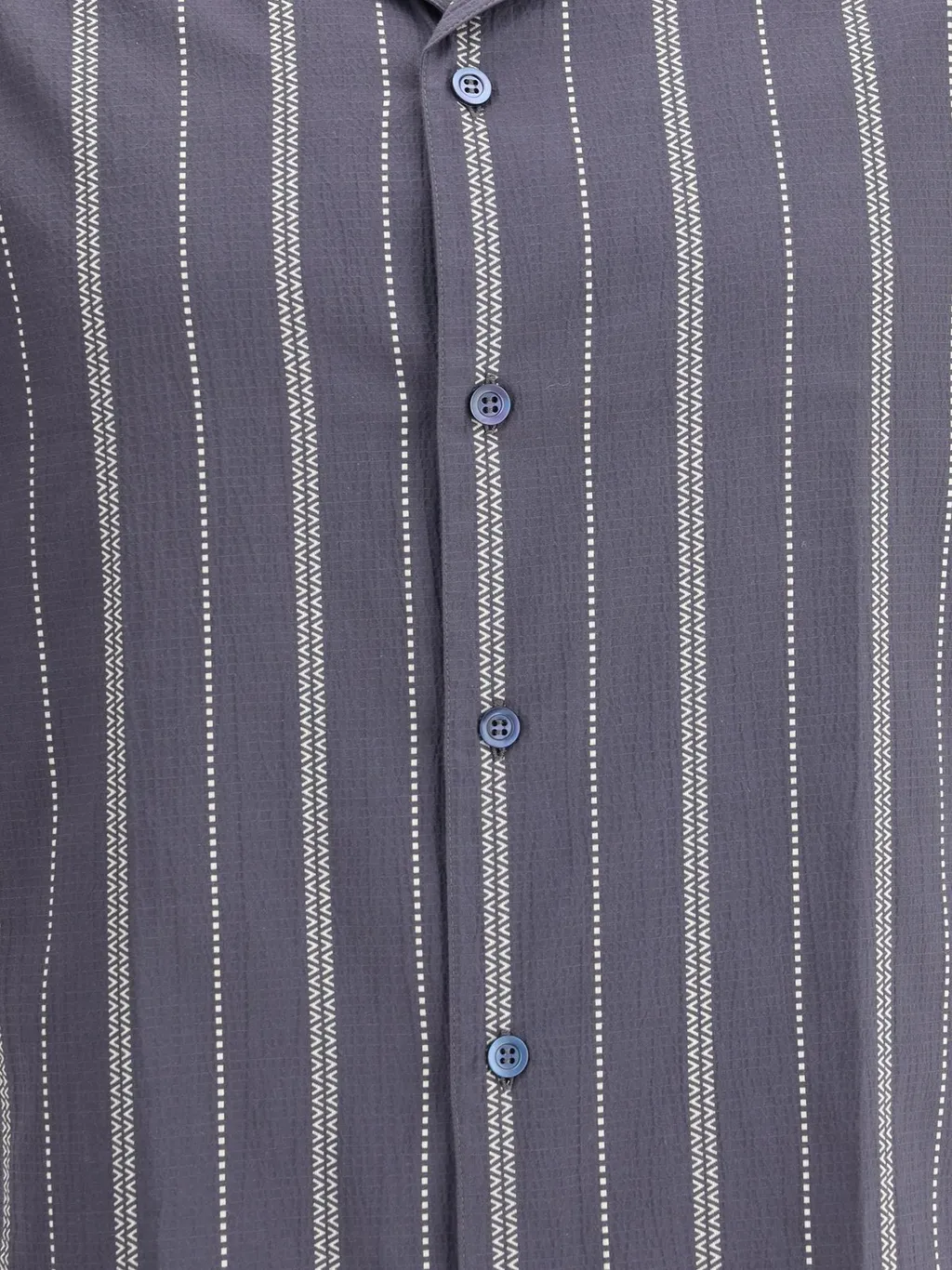 Brunello Cucinelli Striped Short-Sleeved Shirt