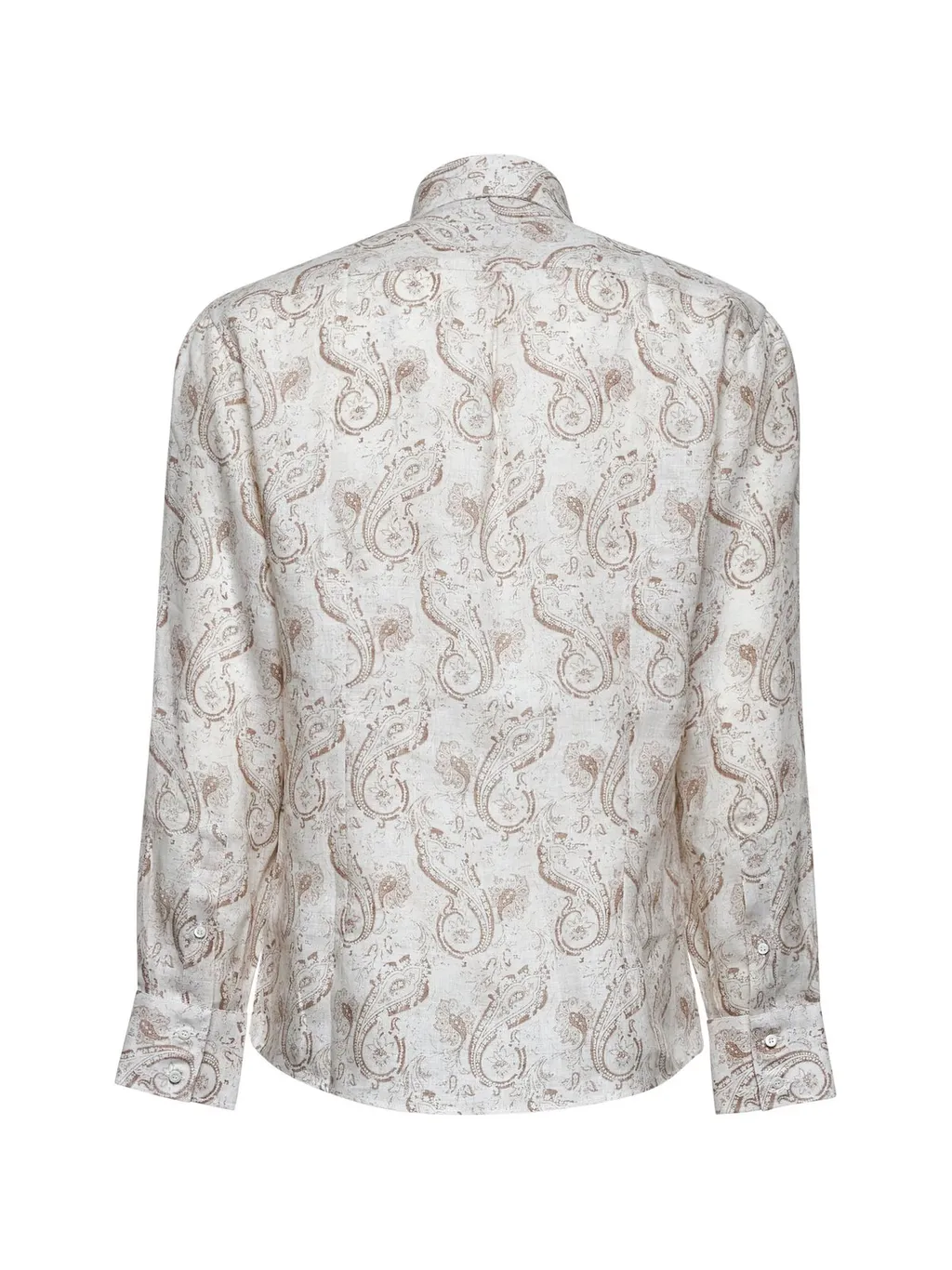 Brunello Cucinelli Paisley Printed Long-Sleeved Shirt