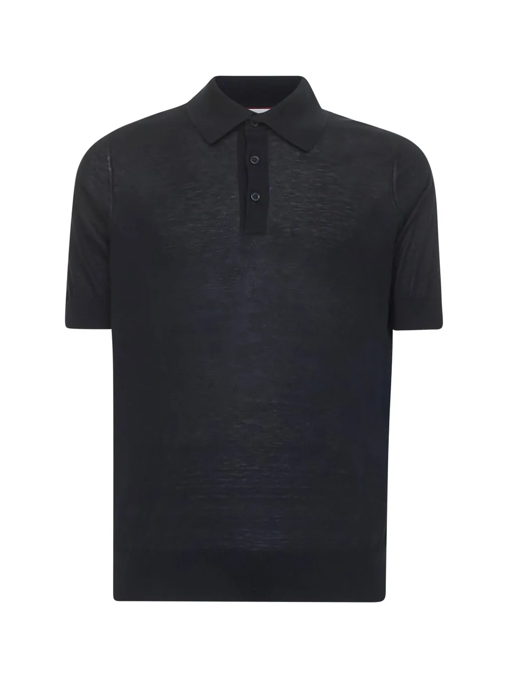 Brunello Cucinelli Short-Sleeved Fine-Knit Polo Shirt