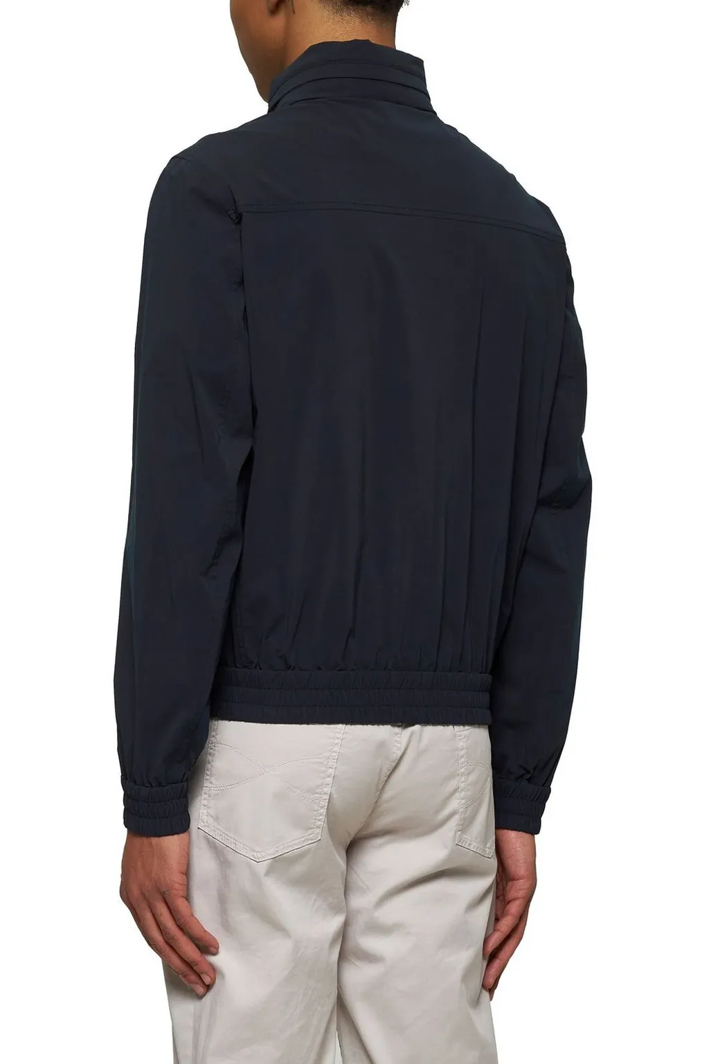 Brunello Cucinelli High Neck Zip-Up Bomber Jacket