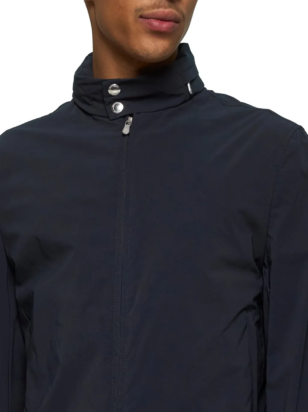 Brunello Cucinelli High Neck Zip-Up Bomber Jacket