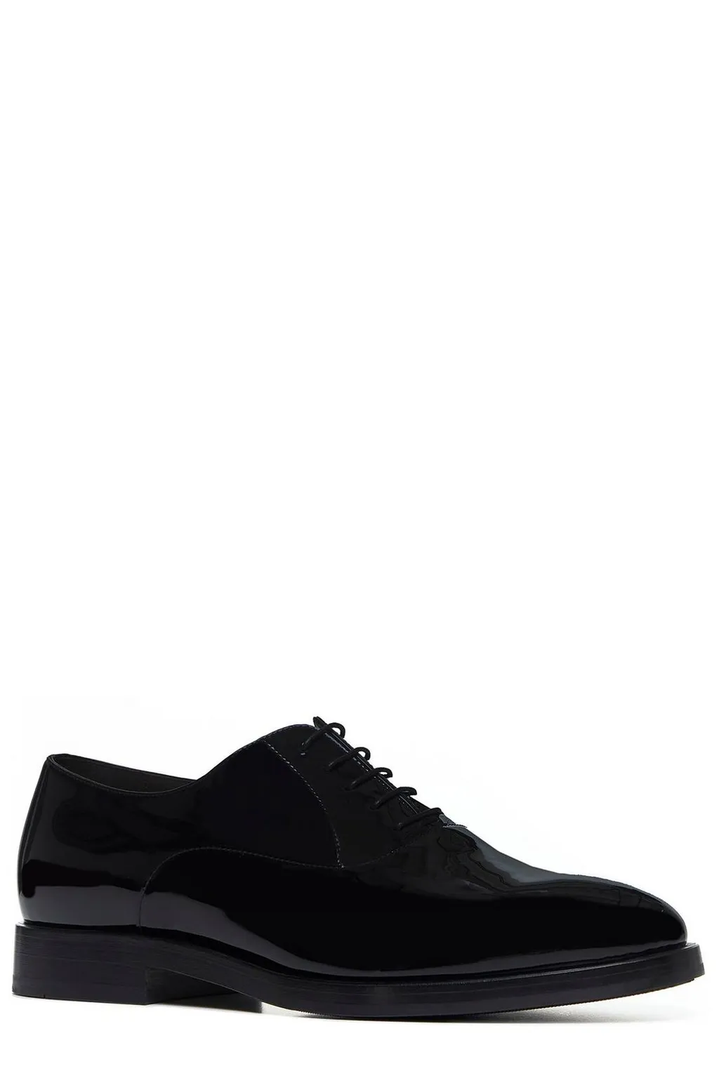 Brunello Cucinelli Round Toe Lace-Up Oxford Shoes