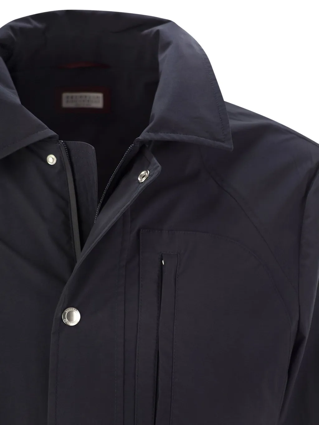 Brunello Cucinelli High-Neck Long-Sleeved Jacket