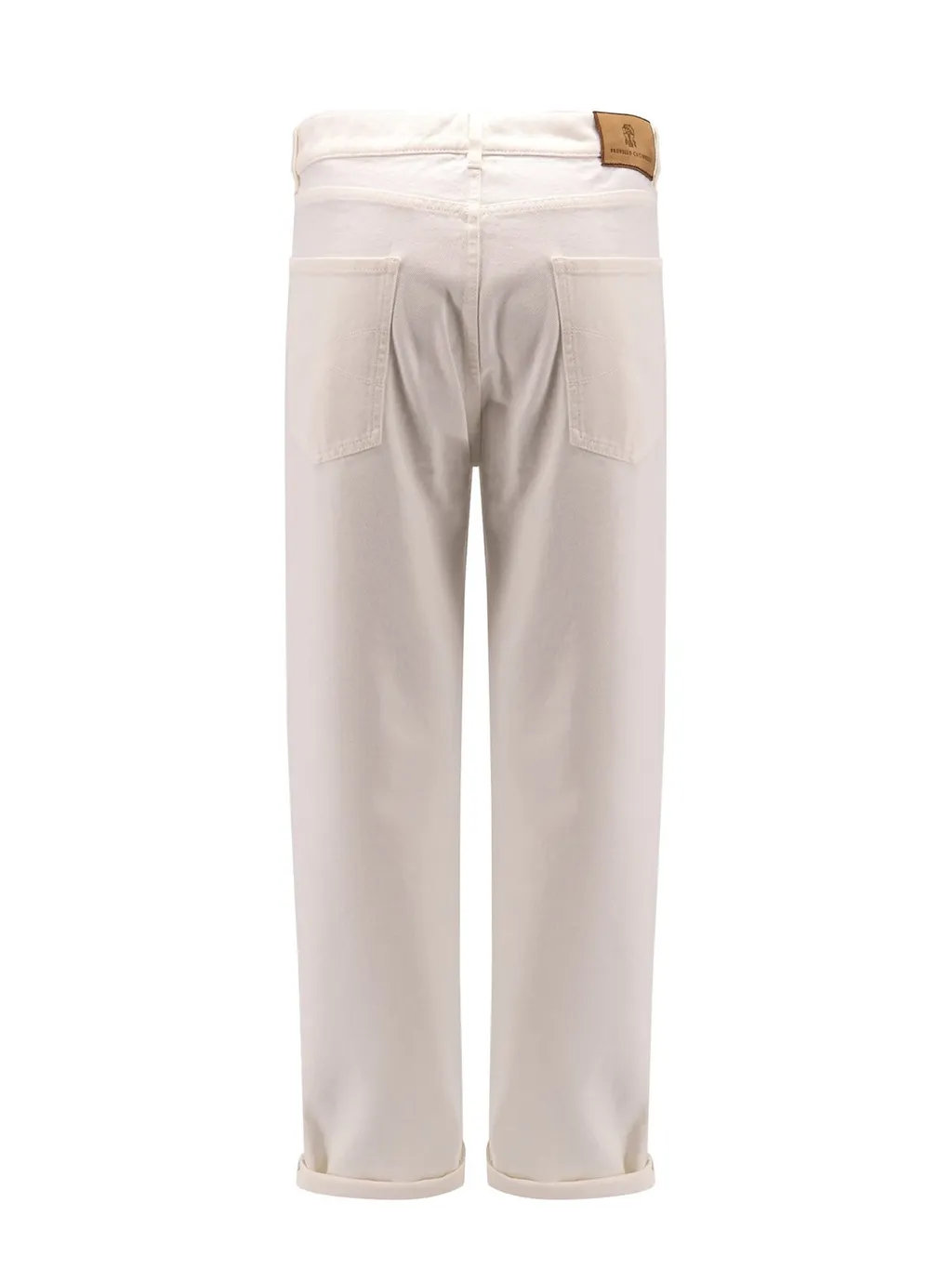 Brunello Cucinelli Garment-Dyed Iconic Fit Five-Pocket Trousers