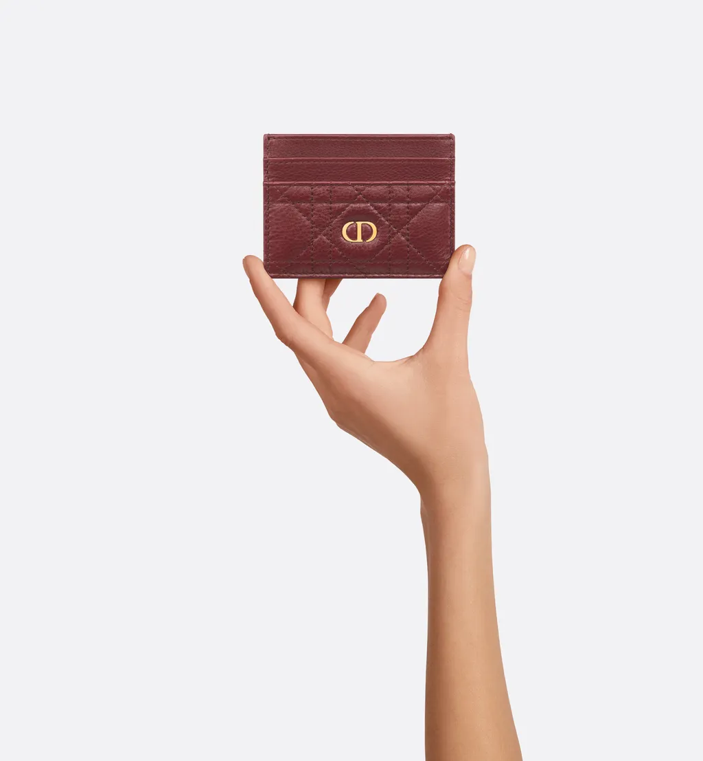Dior Caro Freesia Card Holder