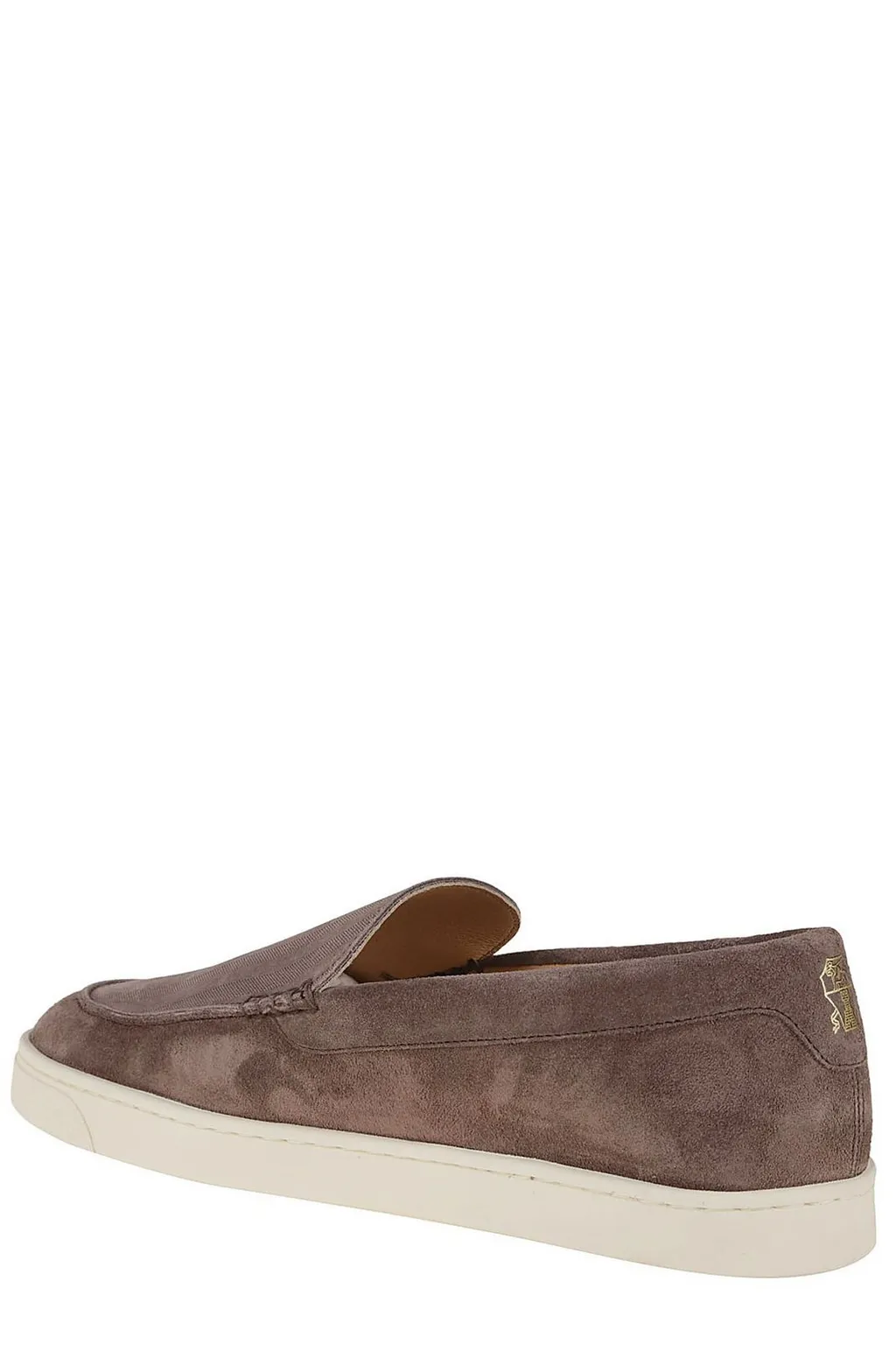 Brunello Cucinelli Round Toe Slip-On Loafers