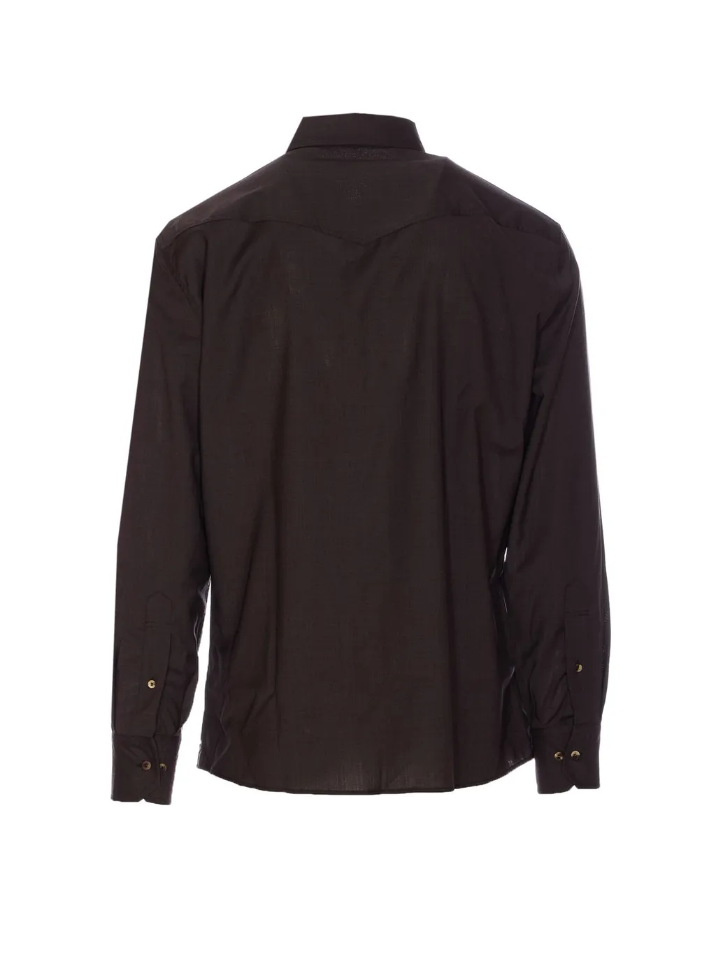 Brunello Cucinelli Long Sleeved Spread Collared Shirt