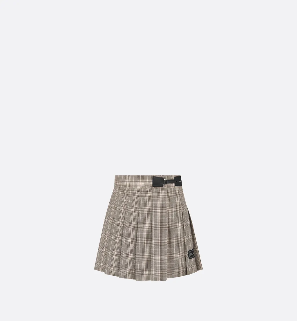 Kids' Pleated Wrap Skirt