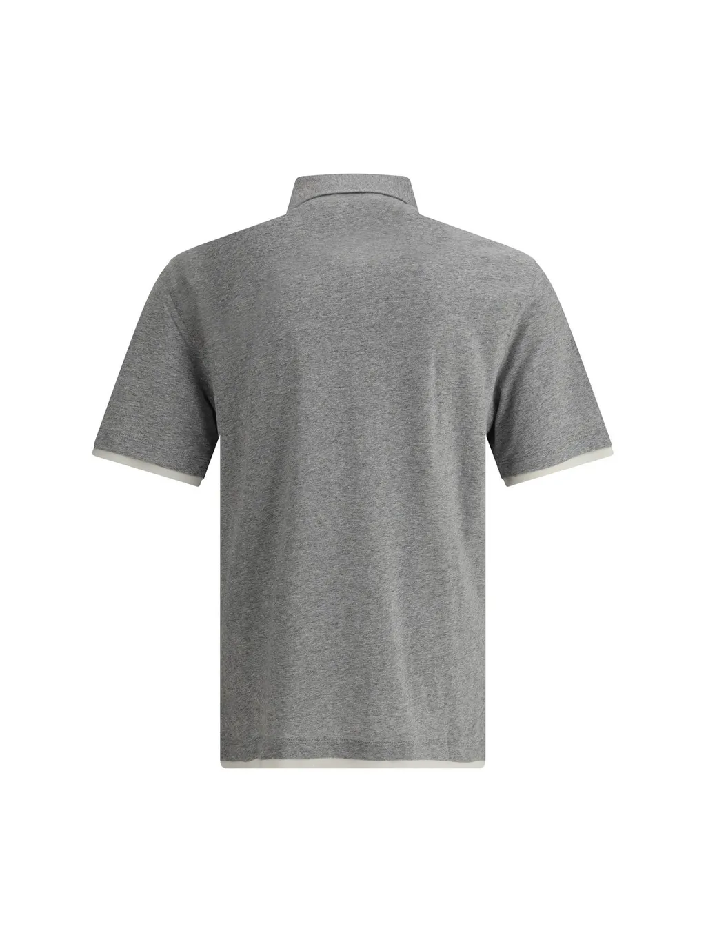 Brunello Cucinelli Layered Button-Up Polo Shirt