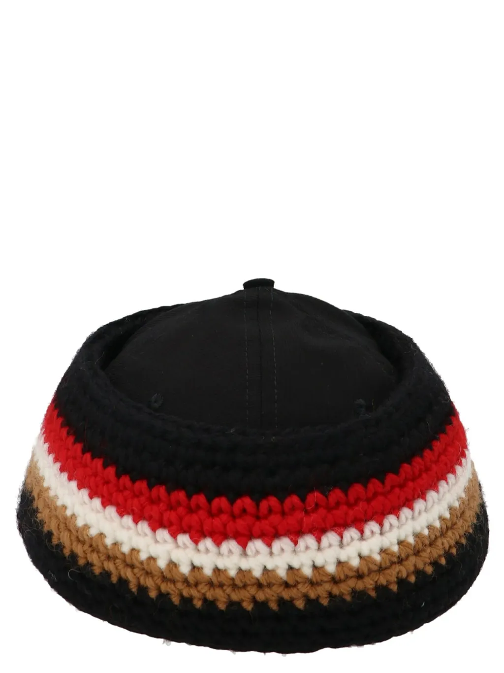 Burberry Curved Peak Knitted Baseball Hat