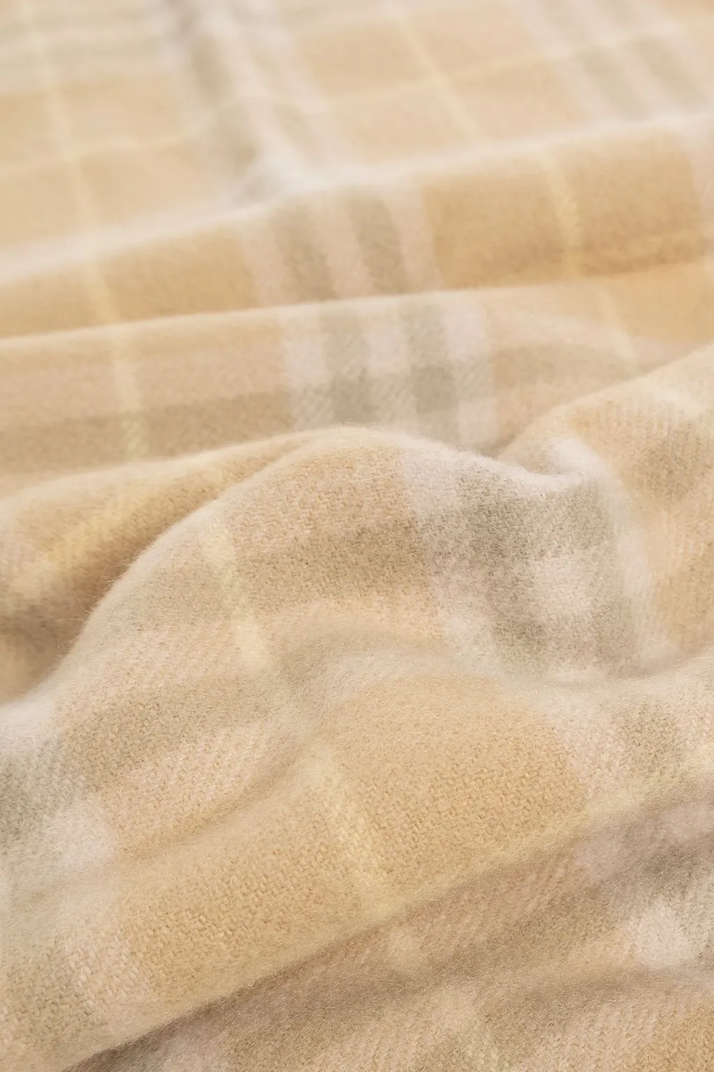 Burberry Checked Frayed-Edge Scarf