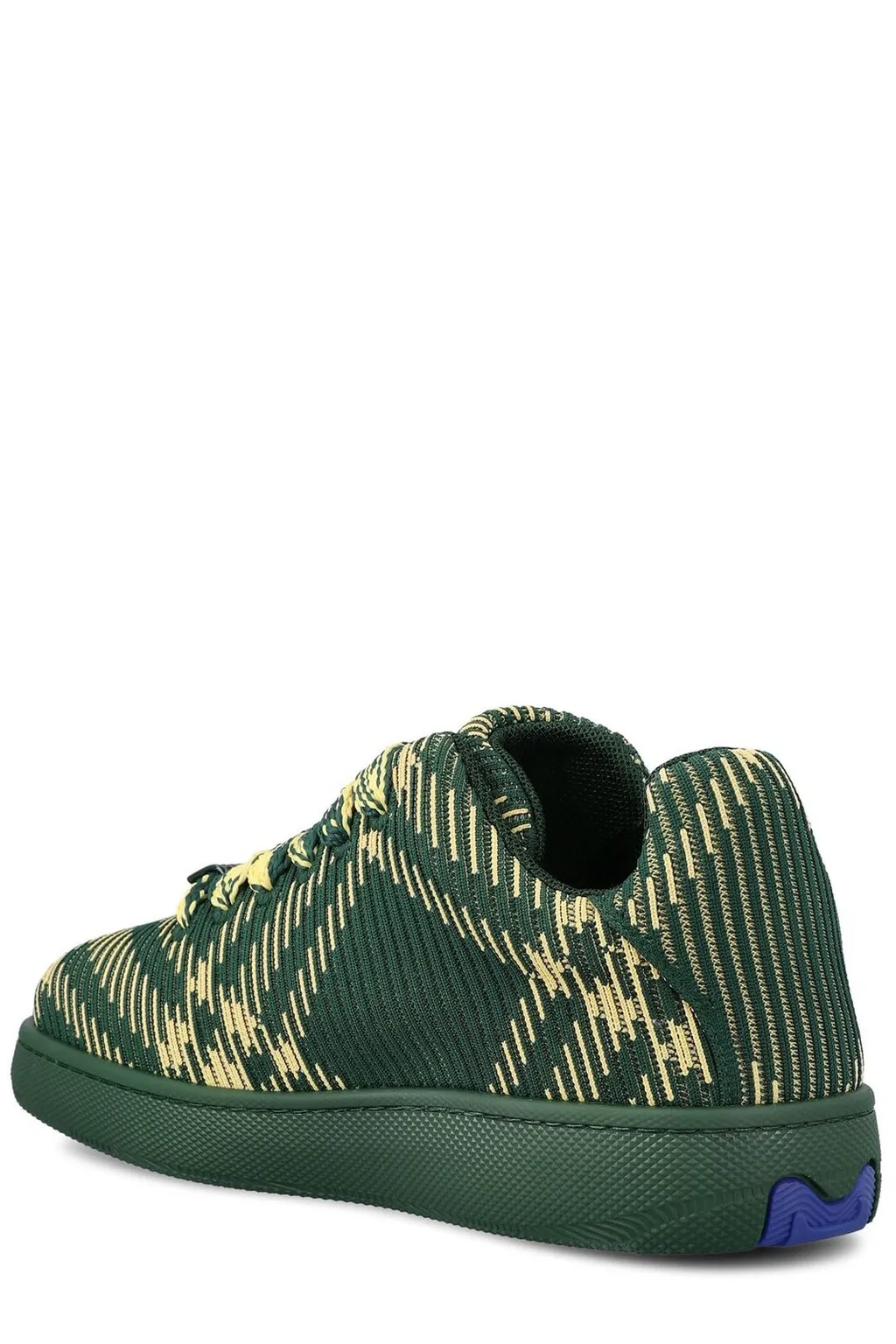 Burberry Box Checked Lace-Up Sneakers
