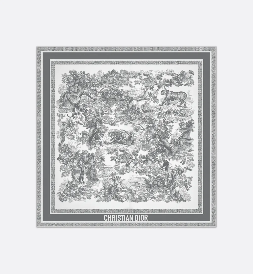 Toile De Jouy Sauvage 90 Square Scarf