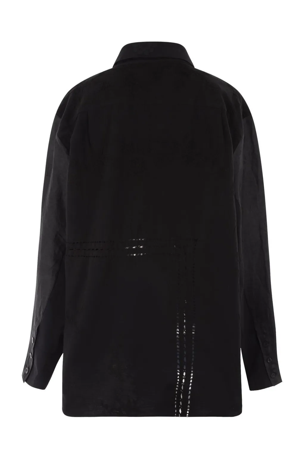 By Walid Long Sleeved Cut-Out Detailed Shirt