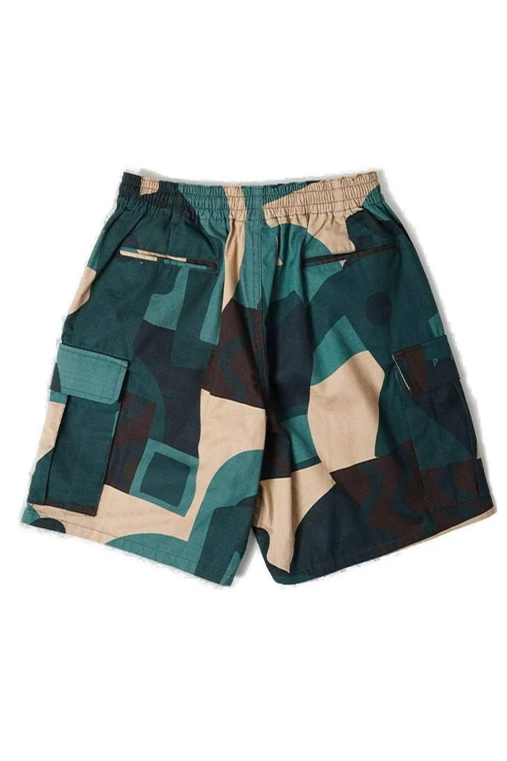 By Parra Elasticated Waistband Abstract-Print Shorts