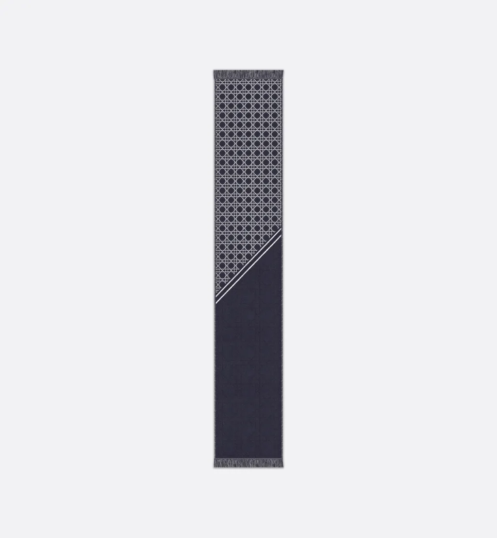 Striped Cannage Scarf