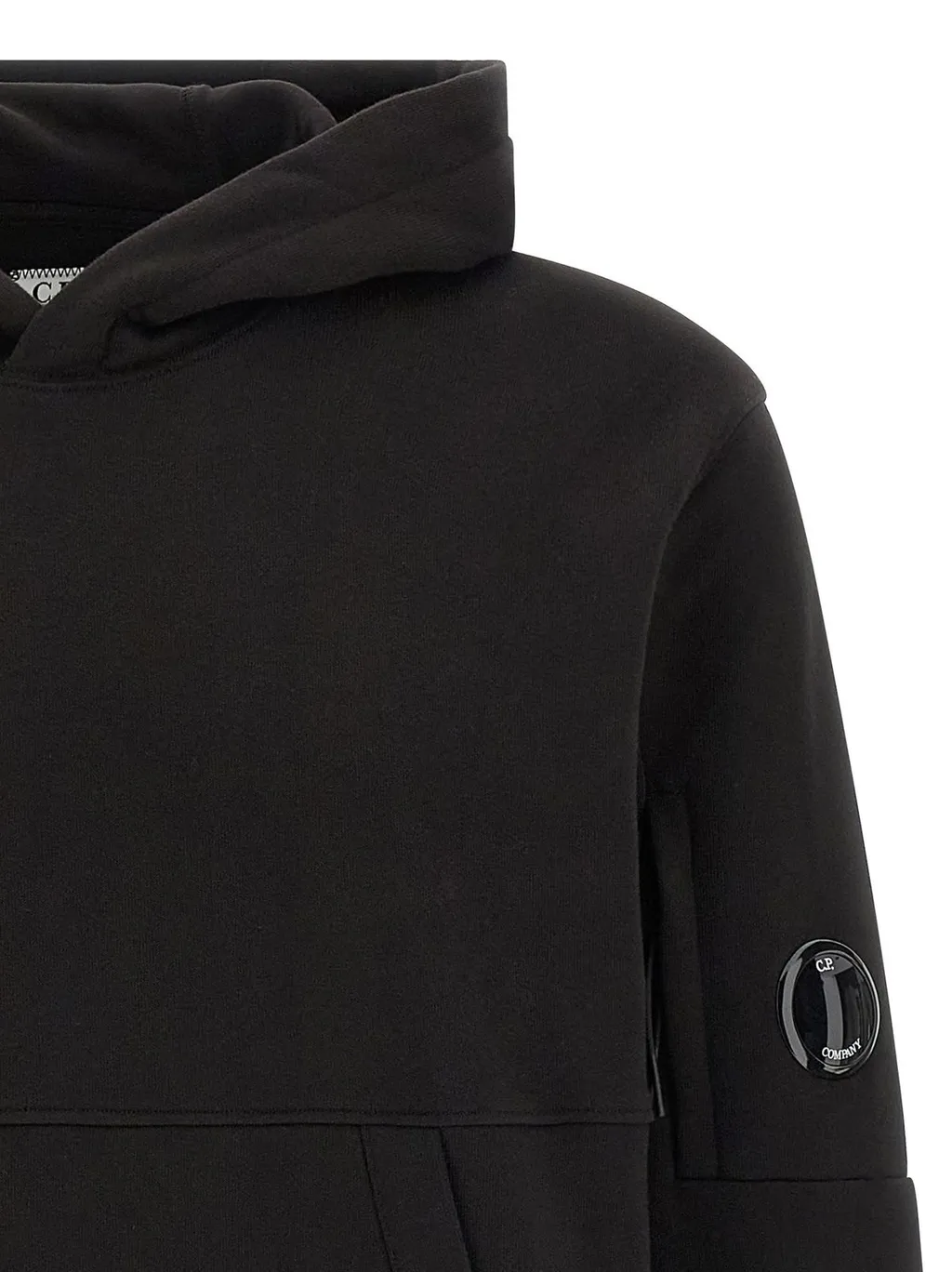 C.P. Company Logo-Print Drawstring Hoodie