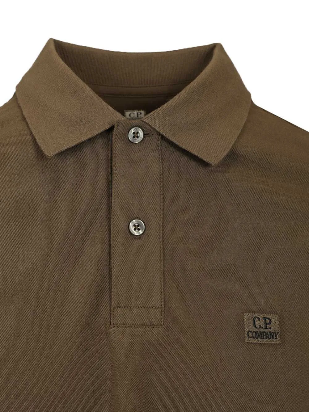 C.P. Company Logo Patch Polo Shirt