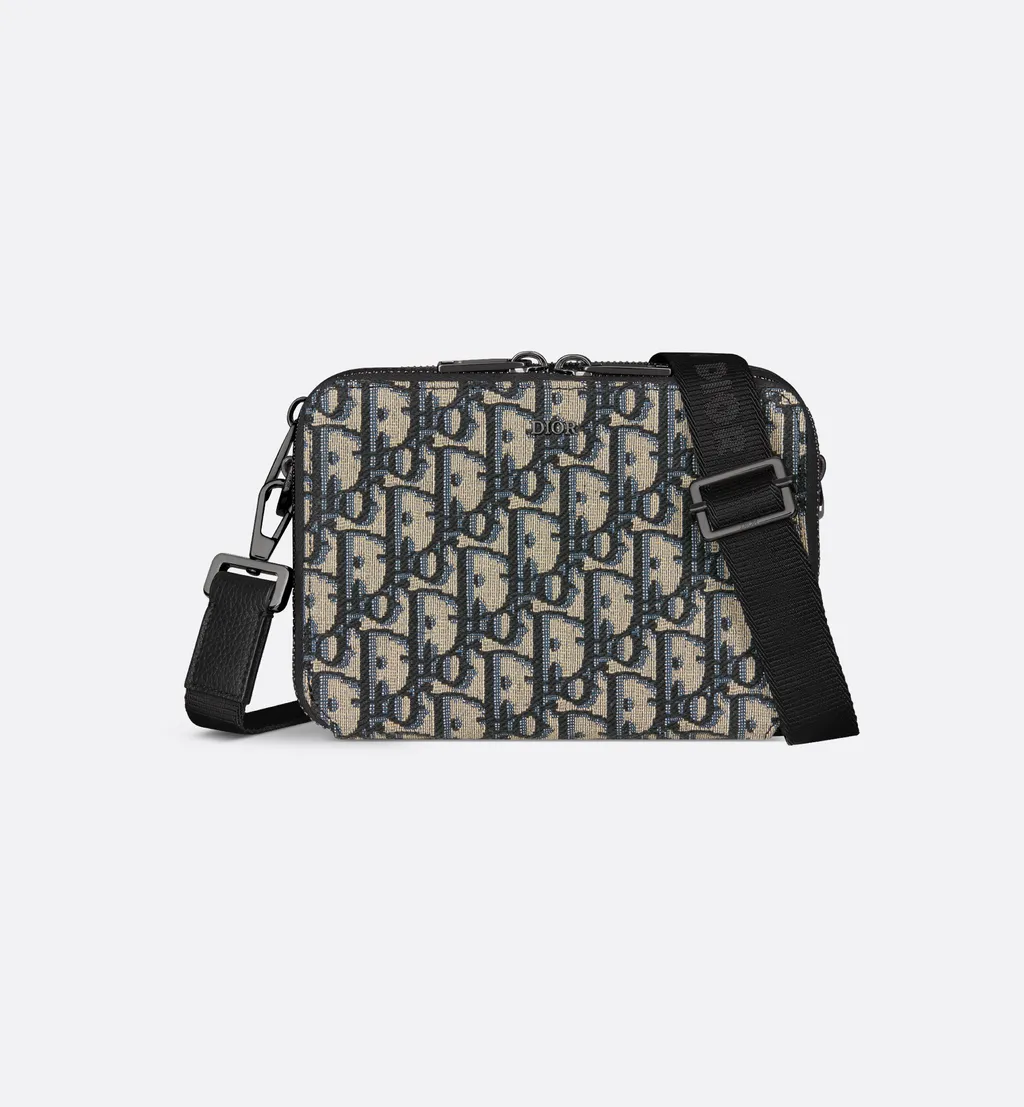 Zipped Pouch With Strap