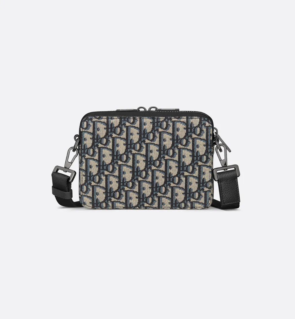 Zipped Pouch With Strap