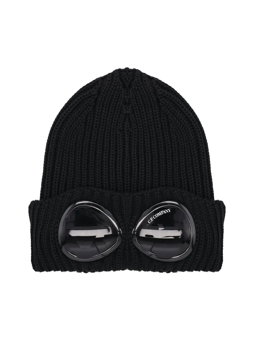 C.P. Company Goggle Detailed Turn-Up Hem Beanie