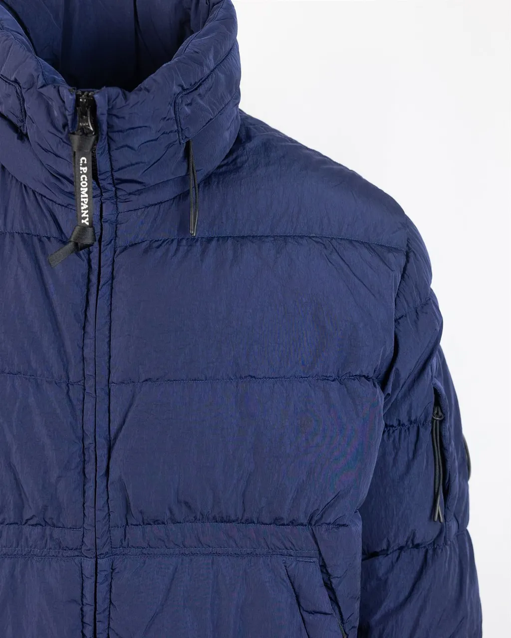 C.P. Company Lens-Detailed Zipped Down Jacket