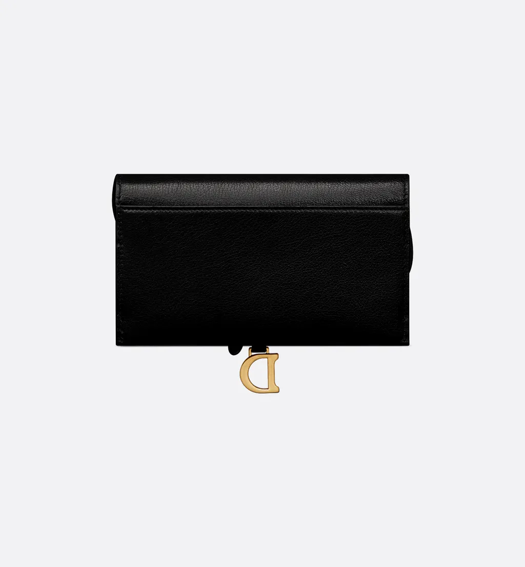 Saddle Long Wallet With Chain