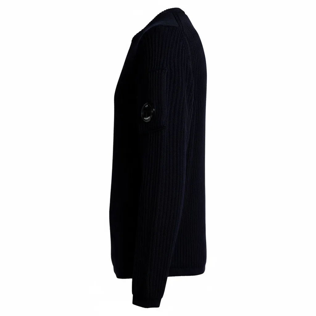 C.P. Company Ribbed Crew Neck Knitwear