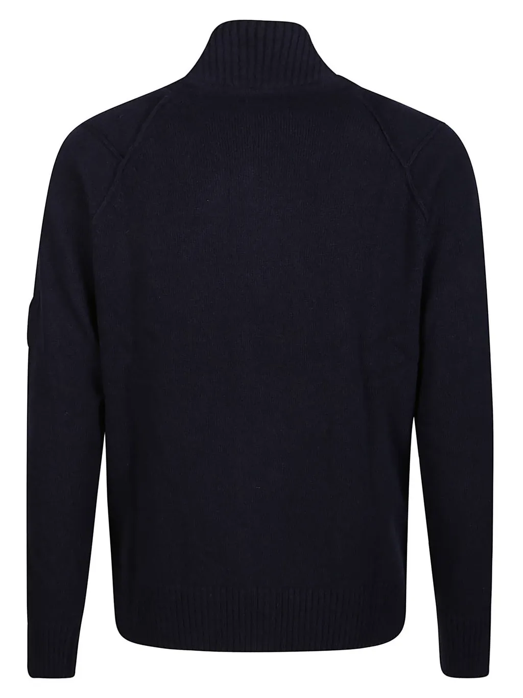 C.P. Company Lens-Detailed Zip Up Cardigan
