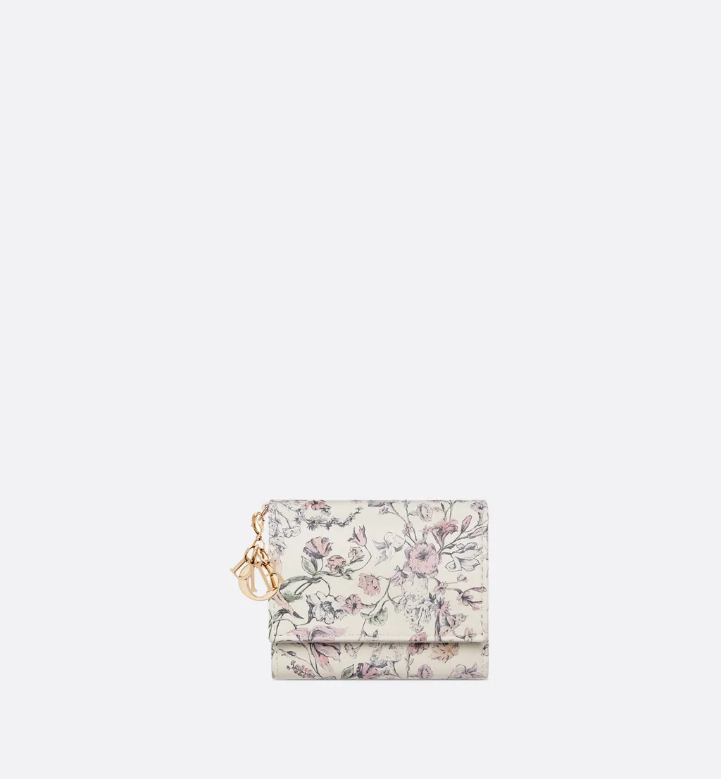 Lady Dior Lotus Wallet