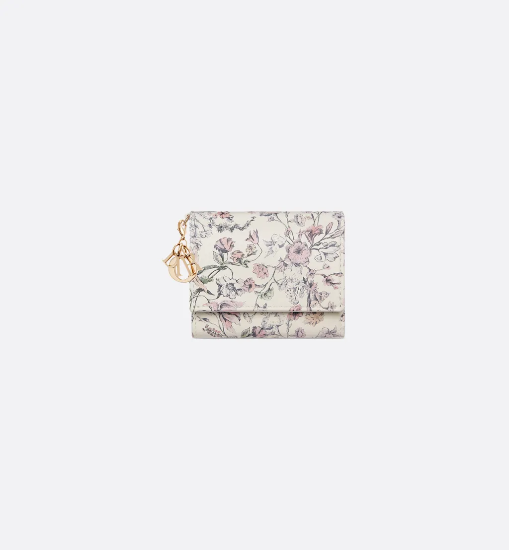 Lady Dior Lotus Wallet