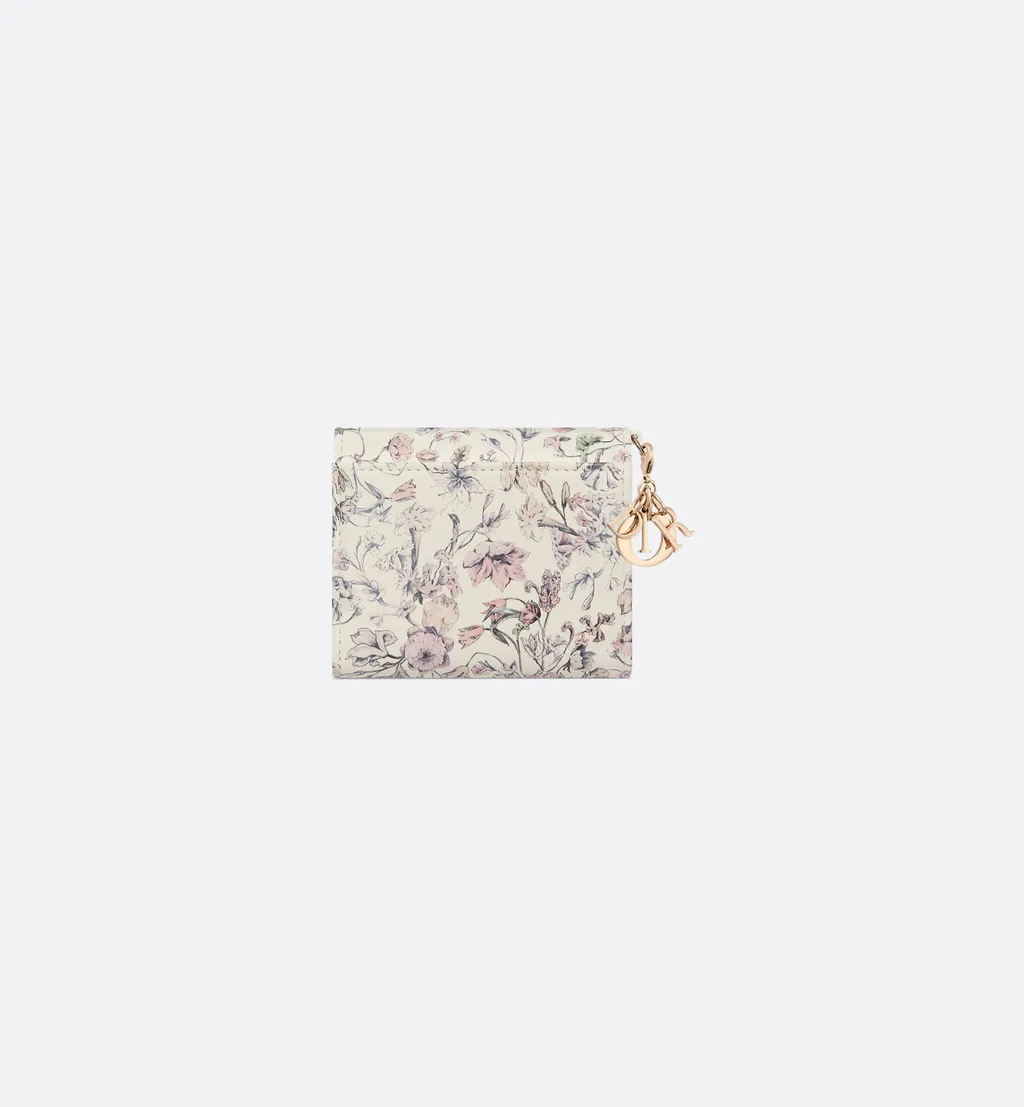 Lady Dior Lotus Wallet
