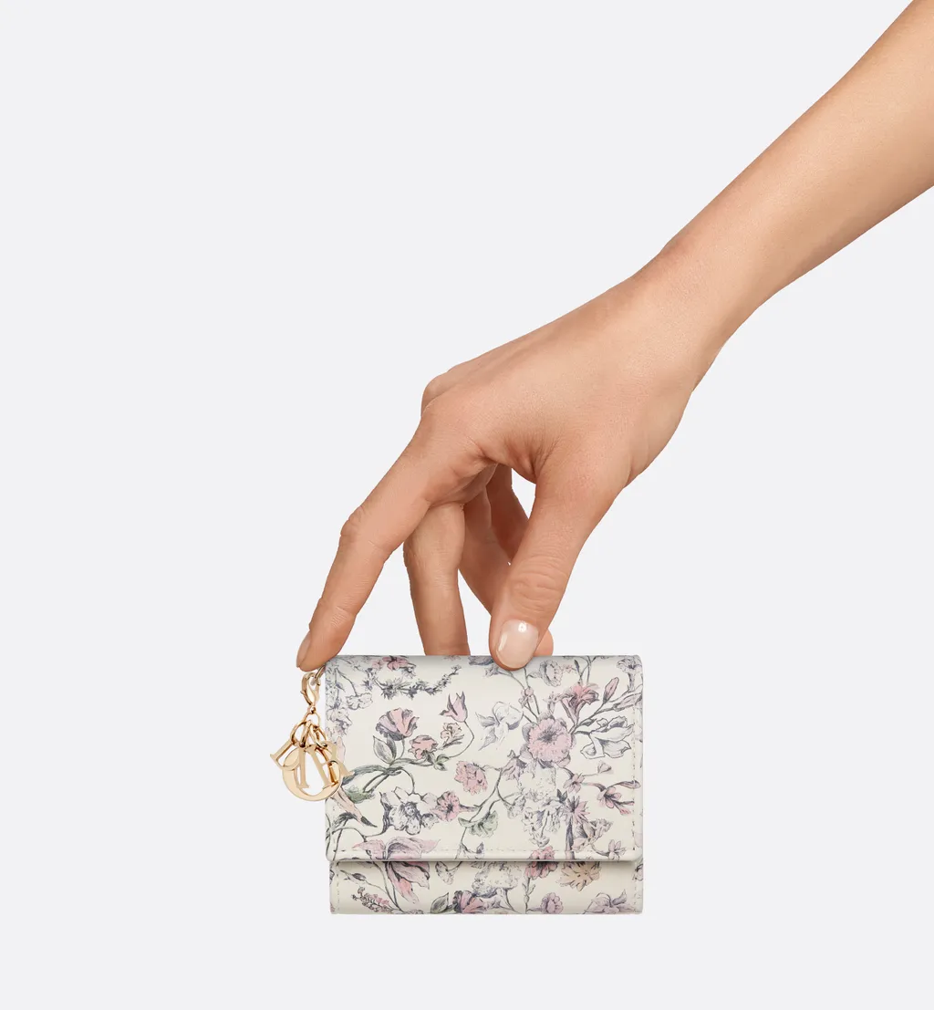 Lady Dior Lotus Wallet