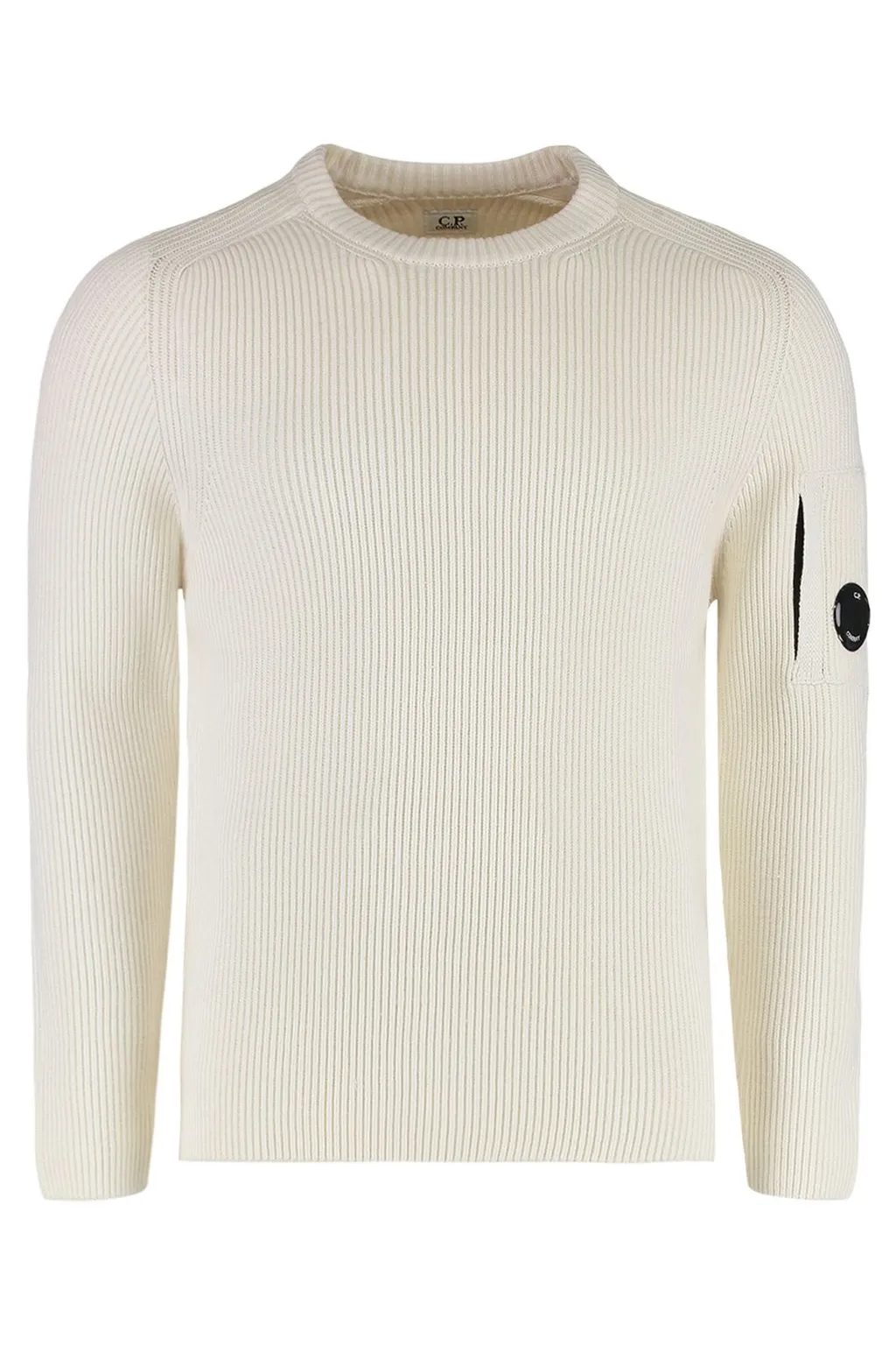 C.P. Company Logopatch Crew Neck Knitwear