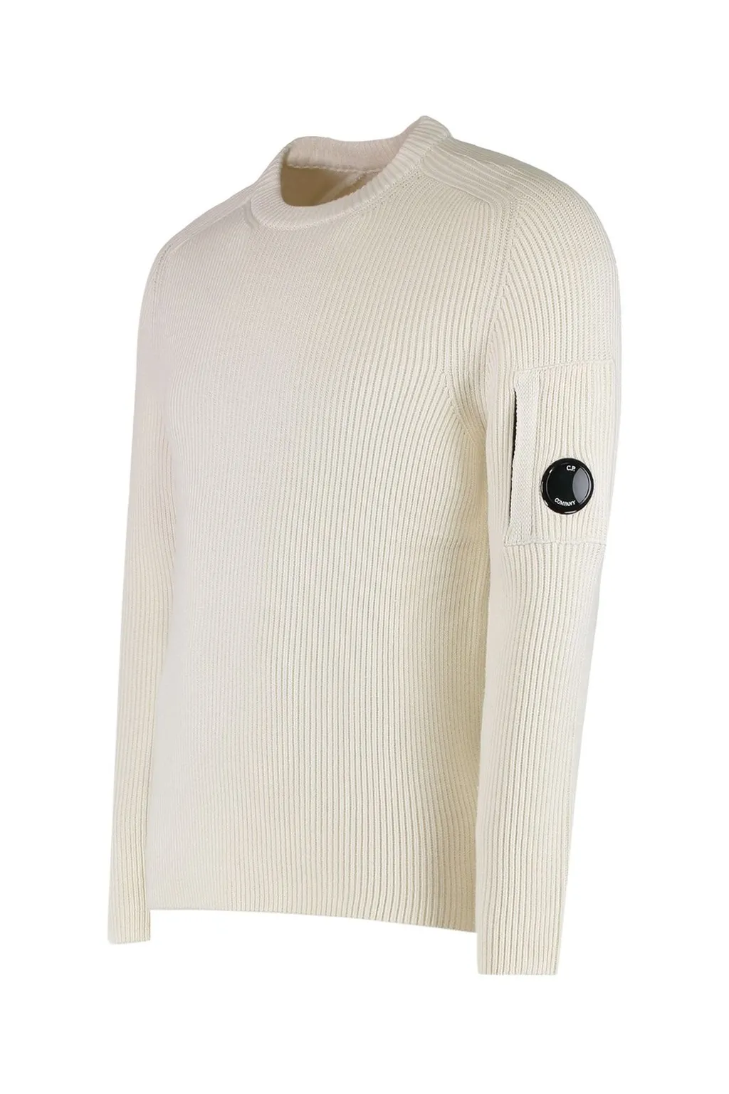 C.P. Company Logopatch Crew Neck Knitwear