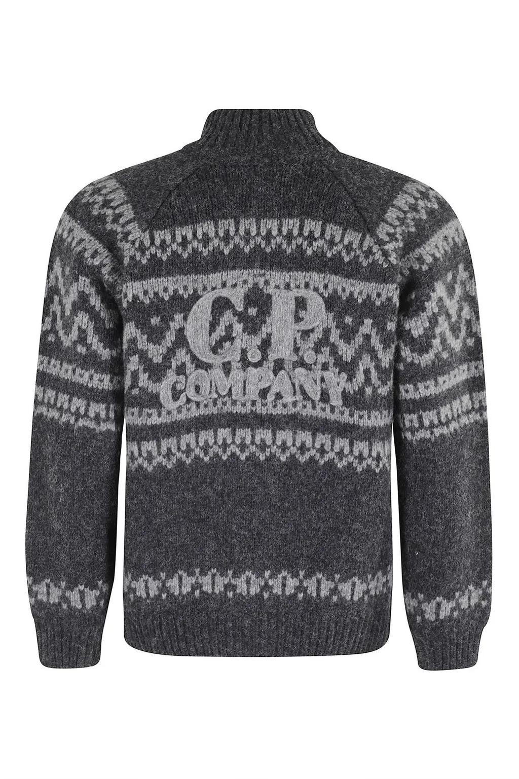 C.P. Company Patterned Zip Cardigan