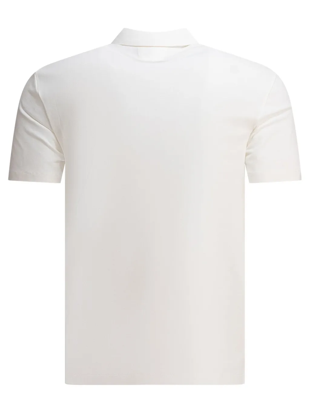 C.P. Company Short-Sleeved Logo Patch Polo Shirt