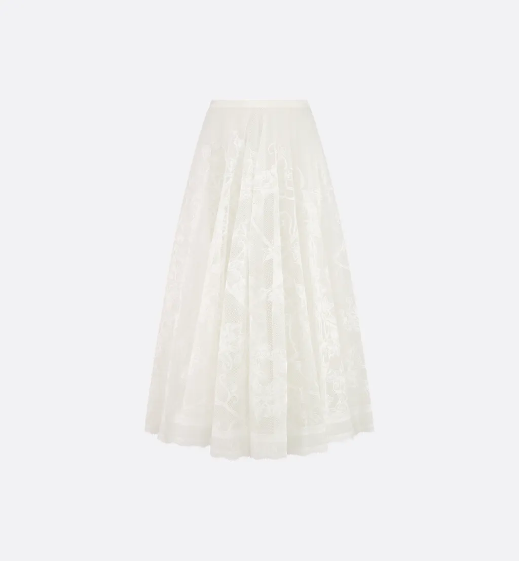 Mid-Length Flared Skirt