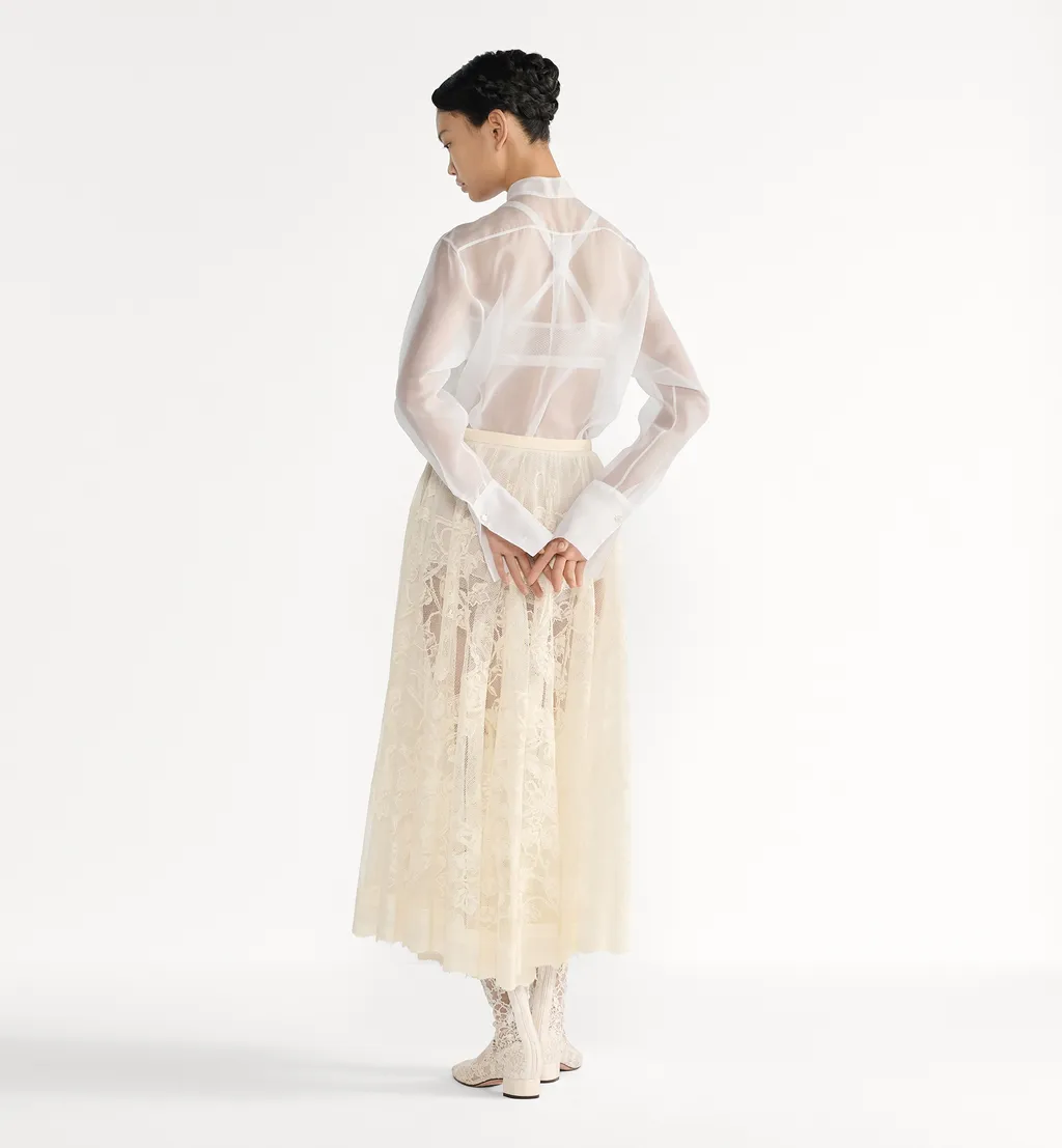 Mid-Length Flared Skirt