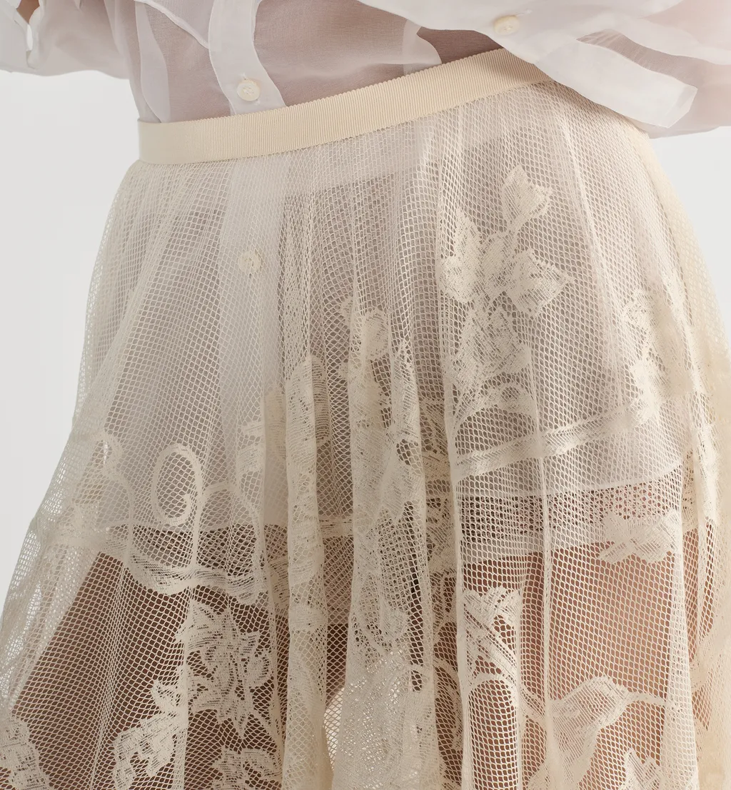 Mid-Length Flared Skirt