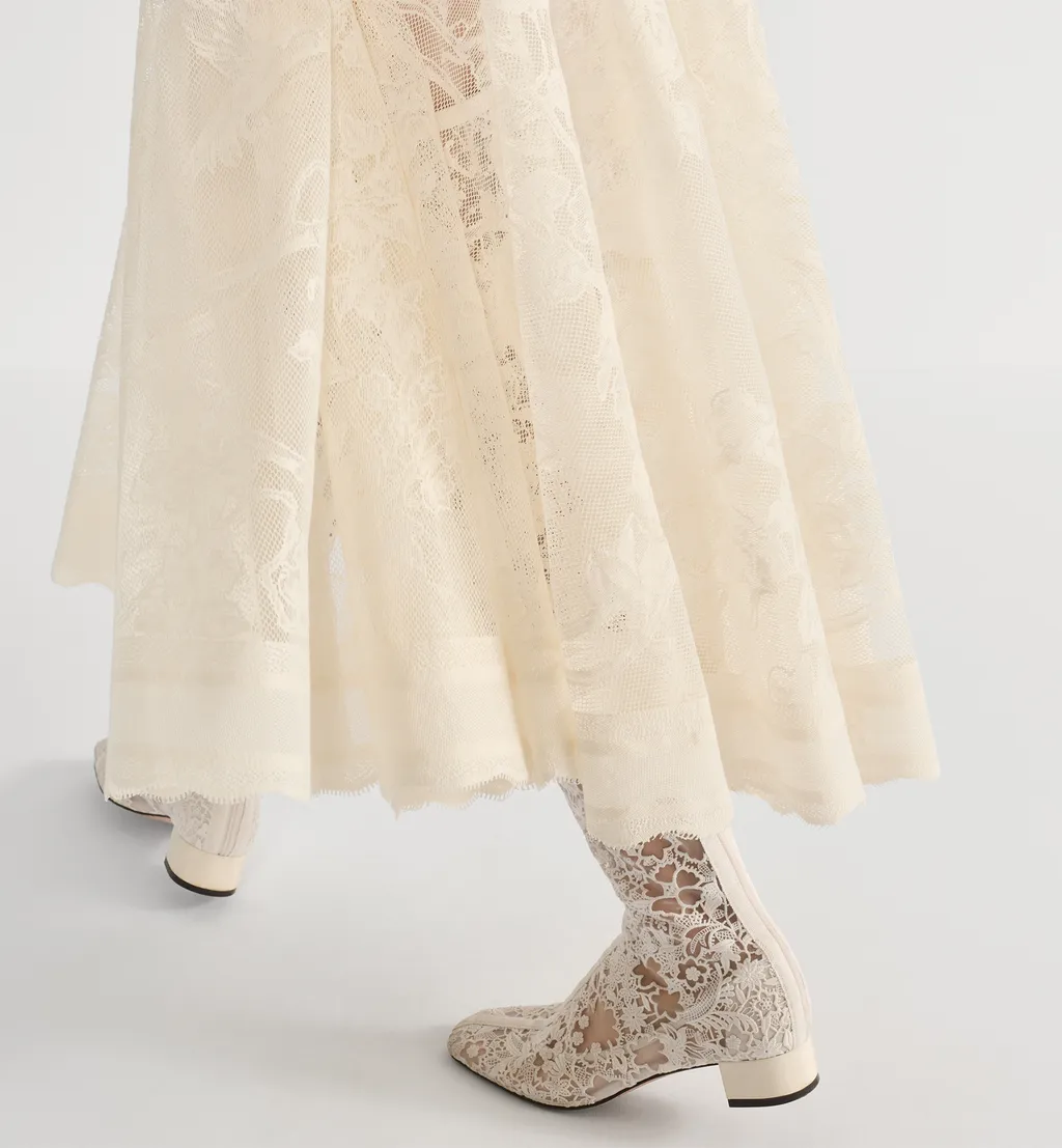 Mid-Length Flared Skirt