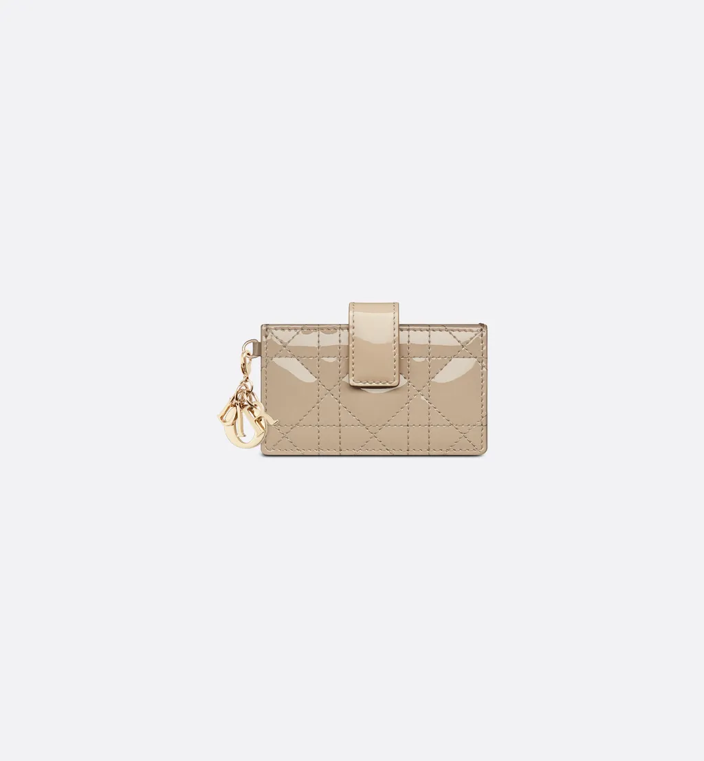 Lady Dior Jasmine Card Holder