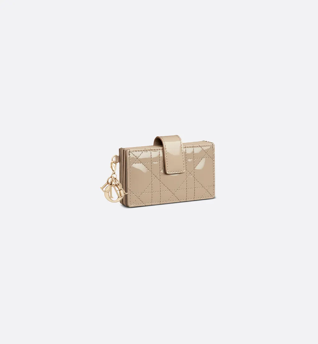 Lady Dior Jasmine Card Holder