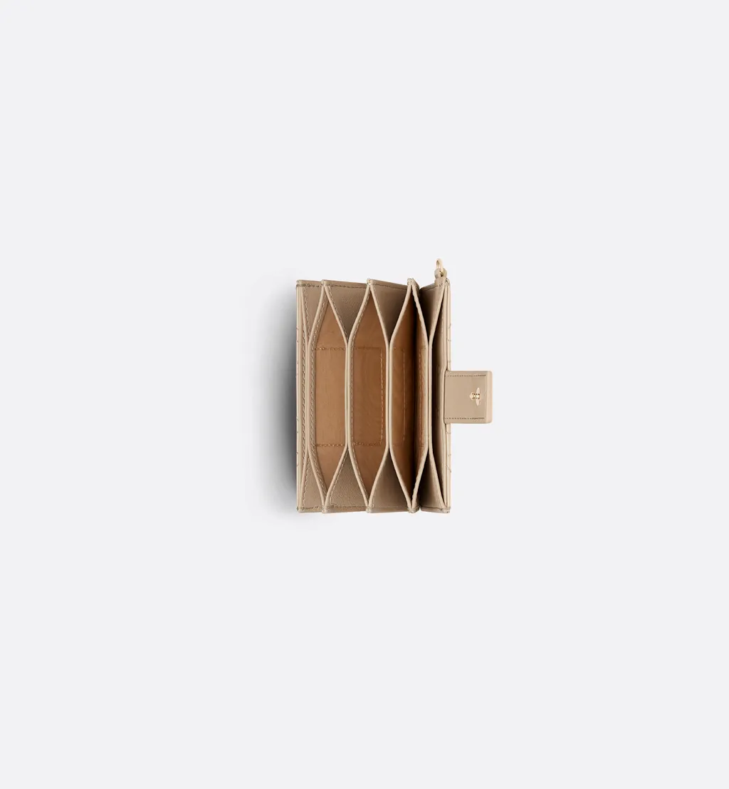 Lady Dior Jasmine Card Holder