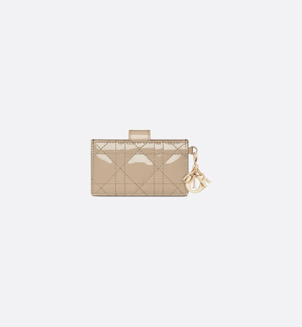 Lady Dior Jasmine Card Holder