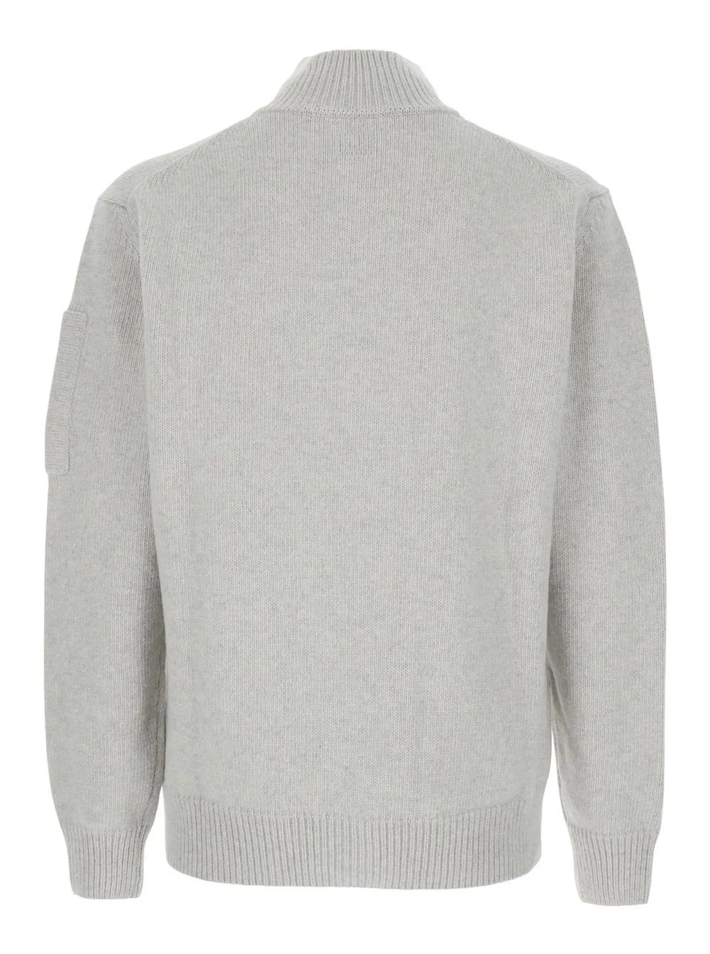 C.P. Company High-Neck Logo Cardigan